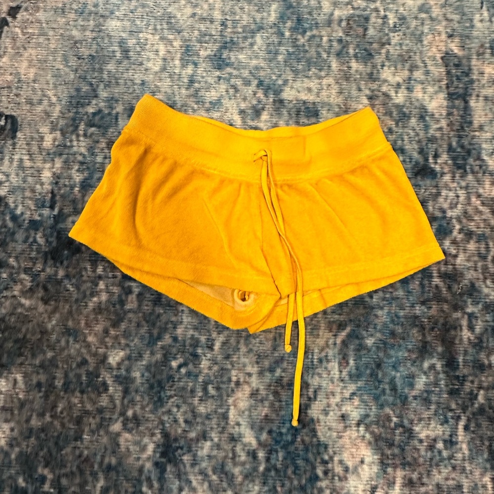 Yellow Hardtail Terry Shorts
